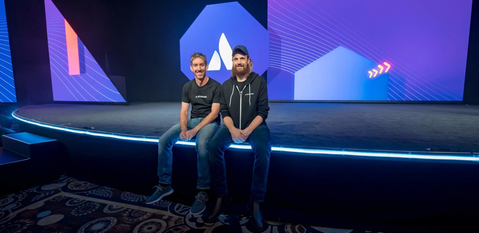 Atlassian Summit 2019. Mike Cannon-Brookes and Scott Farquhar