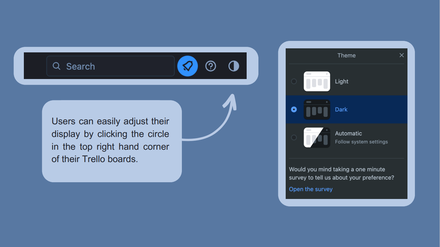 Changing board backgrounds, Trello